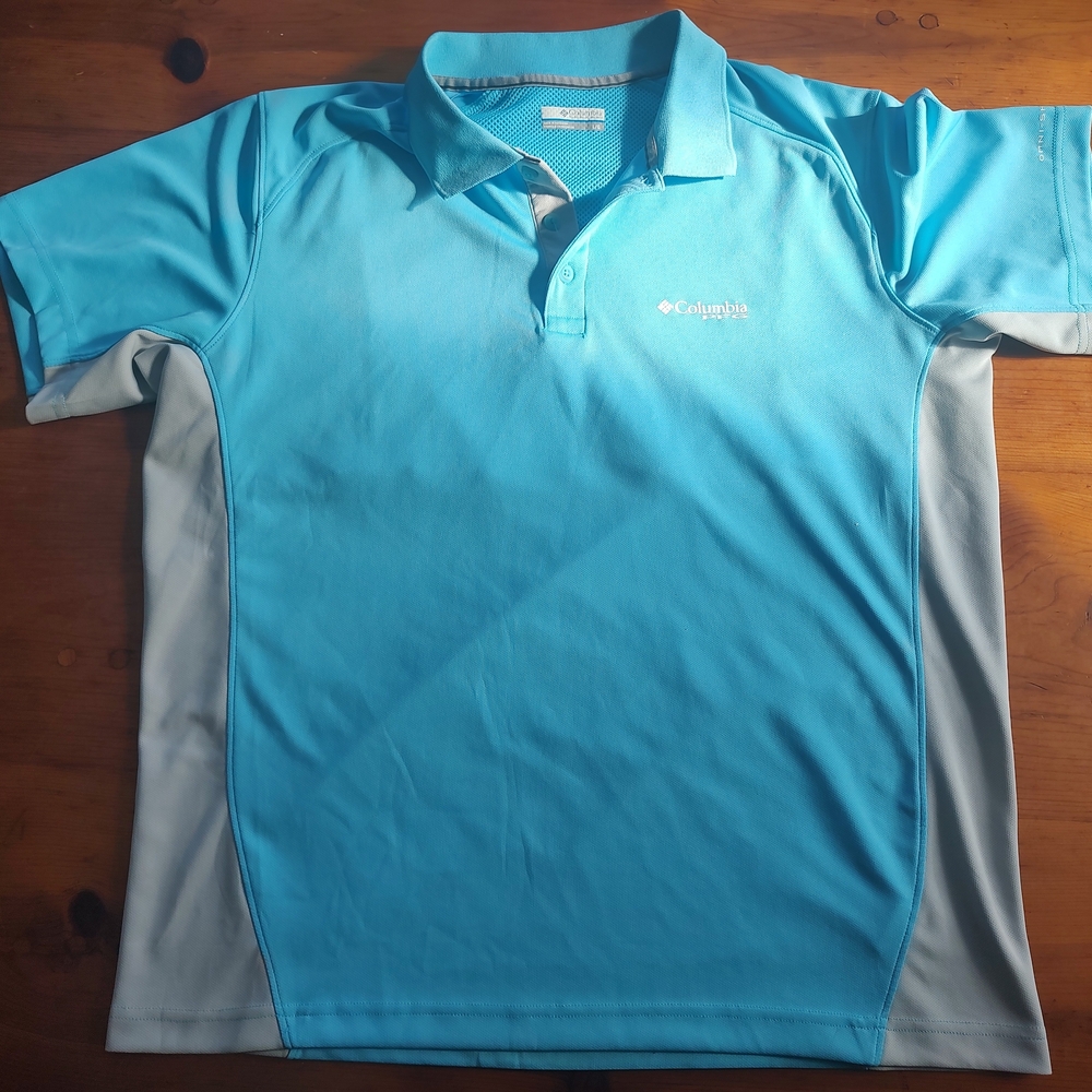 Columbia Blue Polo Shirt